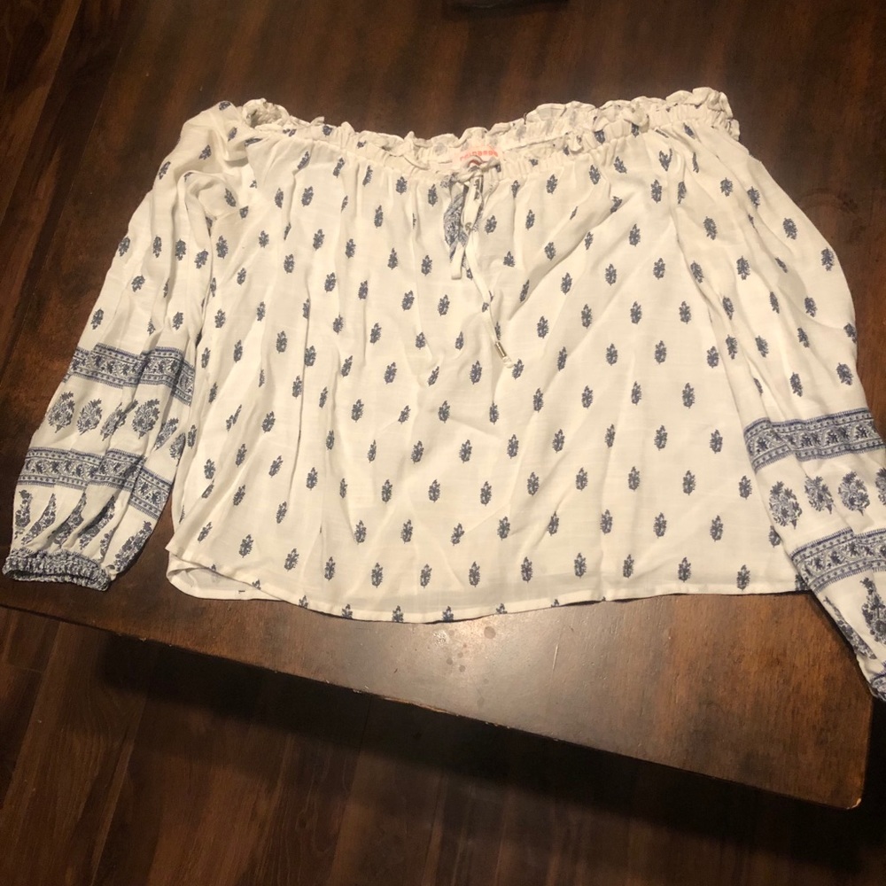 Off the shoulder shirt